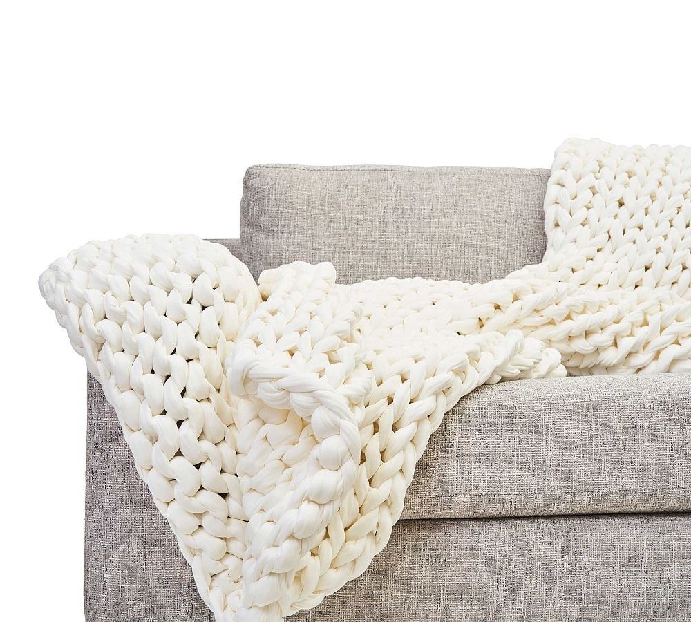 Bearaby Organic Cotton Napper Weighted Blanket | Pottery Barn (US)