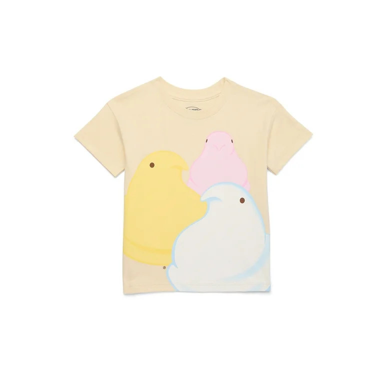 Peeps Toddler Girls Cotton Graphic Tee, Sizes 12M-5T | Walmart (US)