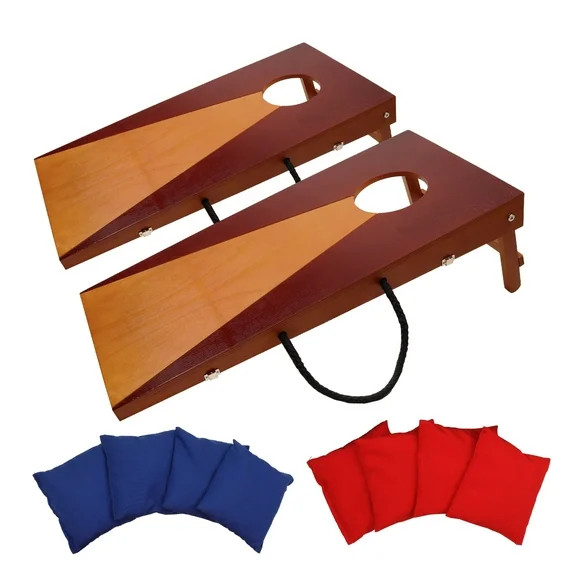 GSE Games & Sports Expert 2'x1' Wooden Portable Cornhole Toss Games Set with 2 Solid Wood Corn Ho... | Walmart (US)