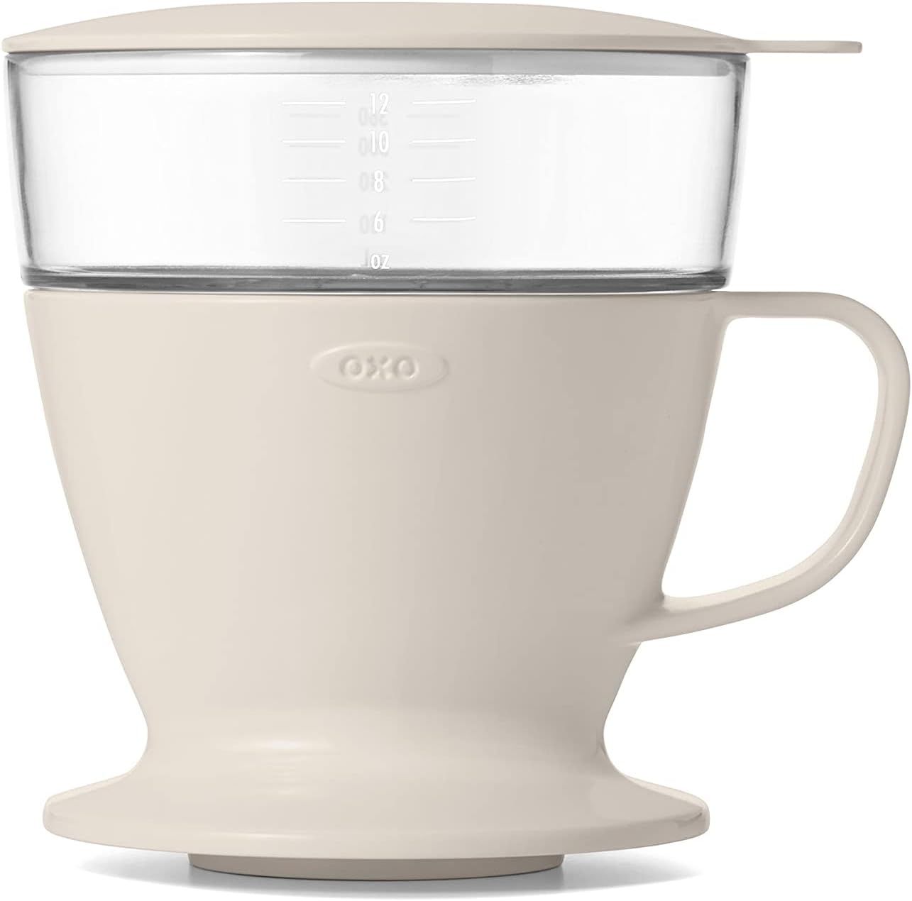 OXO Brew Single Serve Pour-Over Coffee Maker, 12 ounces, White | Amazon (US)