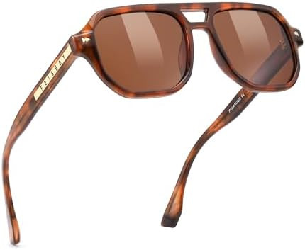 FEISEDY Polarized Aviator Sunglasses Men Women, Retro 70s Style Design - UV400 Protection, Drivin... | Amazon (US)