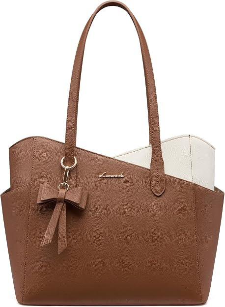 LOVEVOOK Womens Purses and Handbags Trendy Small Tote Purse with Zipper 2026 PU Leather Satchel S... | Amazon (US)