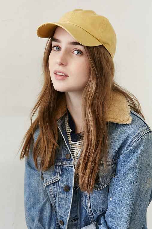 American Needle Washed Canvas Baseball Hat,MUSTARD,ONE SIZE | Urban Outfitters US