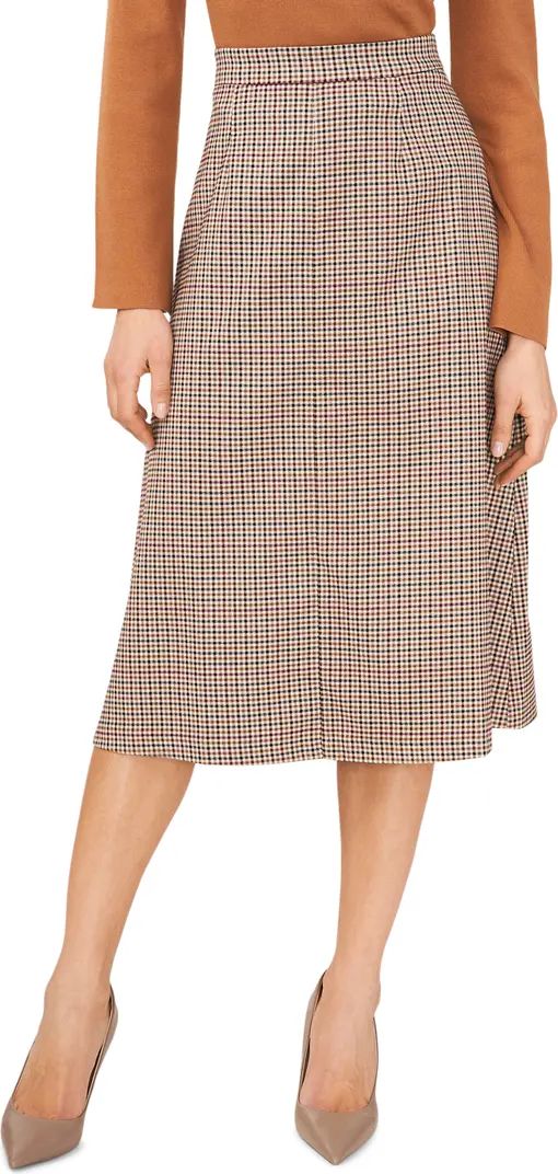Check A-Line Skirt | Nordstrom