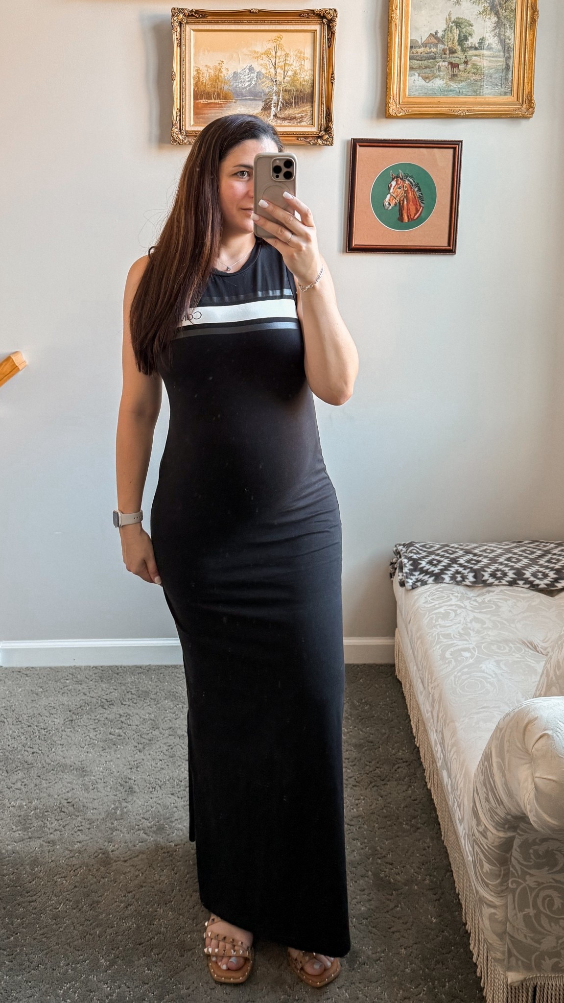 A simple cotton maxi dress that took me from my third trimester to present ✨ Purchased second hand but many similar options linked below! 

#LTKBump #LTKStyleTip #LTKActive