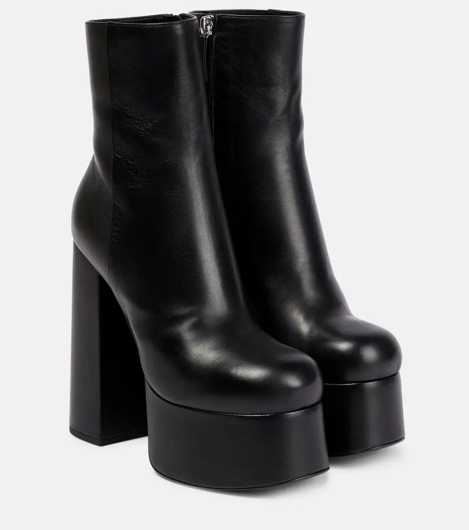 Platform leather ankle boots | Mytheresa (UK)