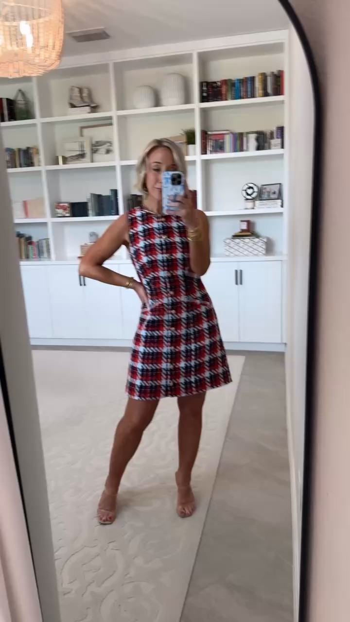 Walmart - new arrivals. Sleeveless Tweed Mini Dress - size 0. $34. 2 colors. * Also linking other Tweed matching pieces!

#LTKSeasonal #LTKOver40 #LTKPetite