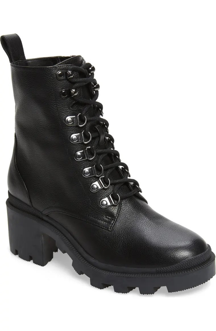 Taylor Block Heel Combat Boot | Nordstrom