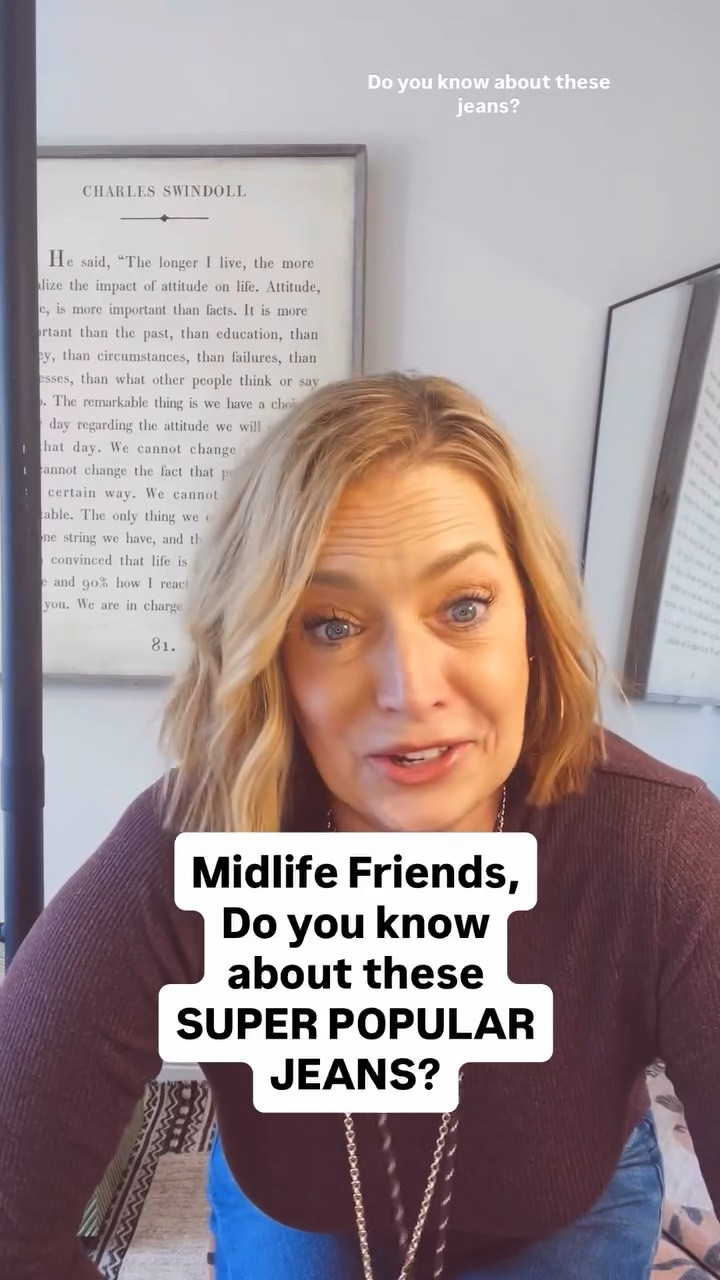 Premium denim that feels easy 🤍
This super popular style is one of those unicorn jeans — flattering, relaxed, modern, and cool without trying too hard.

✔️ Elevated but wearable
✔️ Quiet luxury, zero fuss
✔️ Denim as the foundation of an everyday wardrobe
✔️ Comes in three washes, each with a totally different vibe

And yes — these are grown-up but cool for midlife. In trend, but age-appropriate- very elevated and cool.

Comfortable through the waist and hips, a relaxed leg that balances proportions, and that effortless drape that makes outfits feel intentional instead of fussy.

I’m wearing my true size. I’m 5’6” for length reference. More sizing details in my LTK post. Just Comment PIXIE.

This is confident, playful, real-life style — not overstyled, just well chosen.

💬 Comment PIXIE and I’ll send you all the details + fit notes over on LTK.

Follow for modern midlife style, premium denim, and elevated everyday outfits 🤍

#ModernMidlifeStyle
#Over50StyleInspo
#PremiumDenim
#EverydayElevated
#WearableLuxury

Comment PIXIE below to receive a DM with the link to this post on my LTK ⬇ https://liketk.it/5QHFa