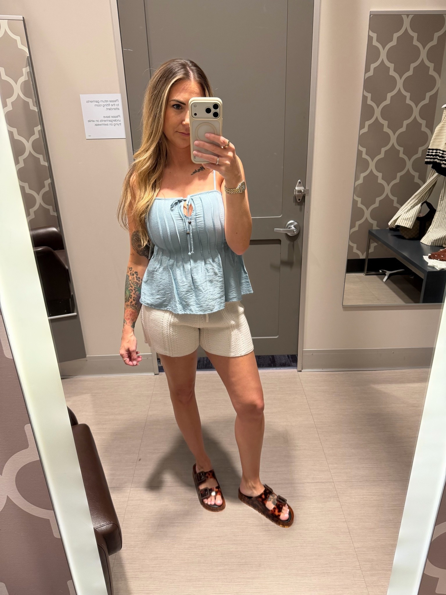 Wearing size S in top and size S in the shorts

#LTKgrwm #LTKootd #LTKmomlife