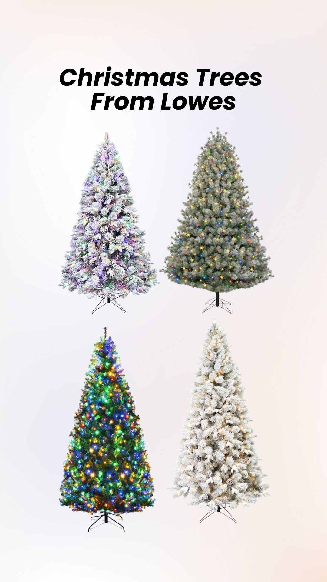 Shop Lowes to get a new Christmas tree for next year at a discount. 

#LTKHoliday #LTKSaleAlert