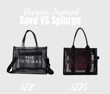 Marc jacobs tote bag save vs splurge. Looks for less 

#LTKunder50 #LTKitbag #LTKsalealert
