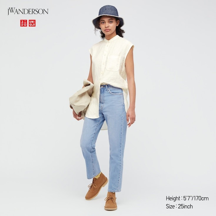 WOMEN SLIM STRAIGHT JEANS (JW ANDERSON) | UNIQLO (US)
