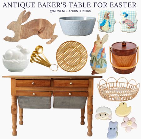 New England Interiors • Antique Baker’s Table For Easter • Wicker Ice Bucket, Cookies, Cookie Jar, Easter Decor & Accessories. 🐰🌷

TO SHOP: Click the link in bio or copy and paste link in web browser 

#easter #newengland #antiques #spring #entertaining

#LTKFind #LTKhome