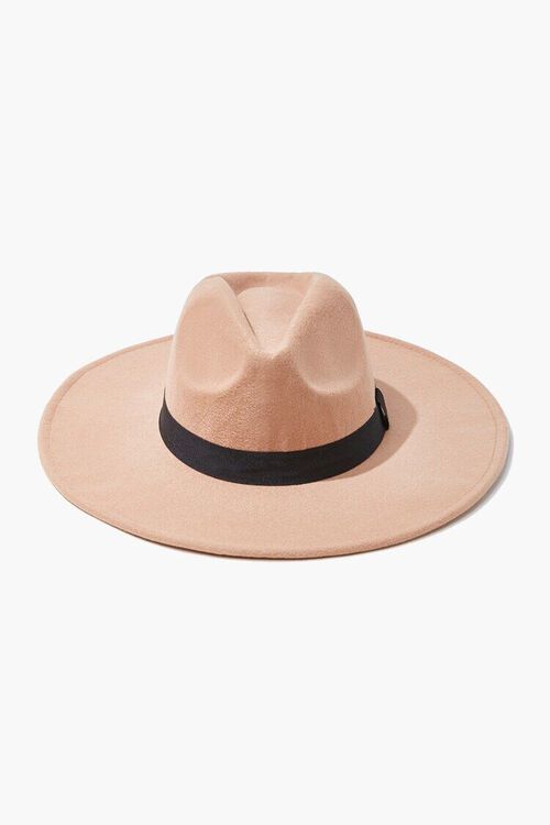 Faux Suede Ribbon-Trim Fedora | Forever 21 (US)