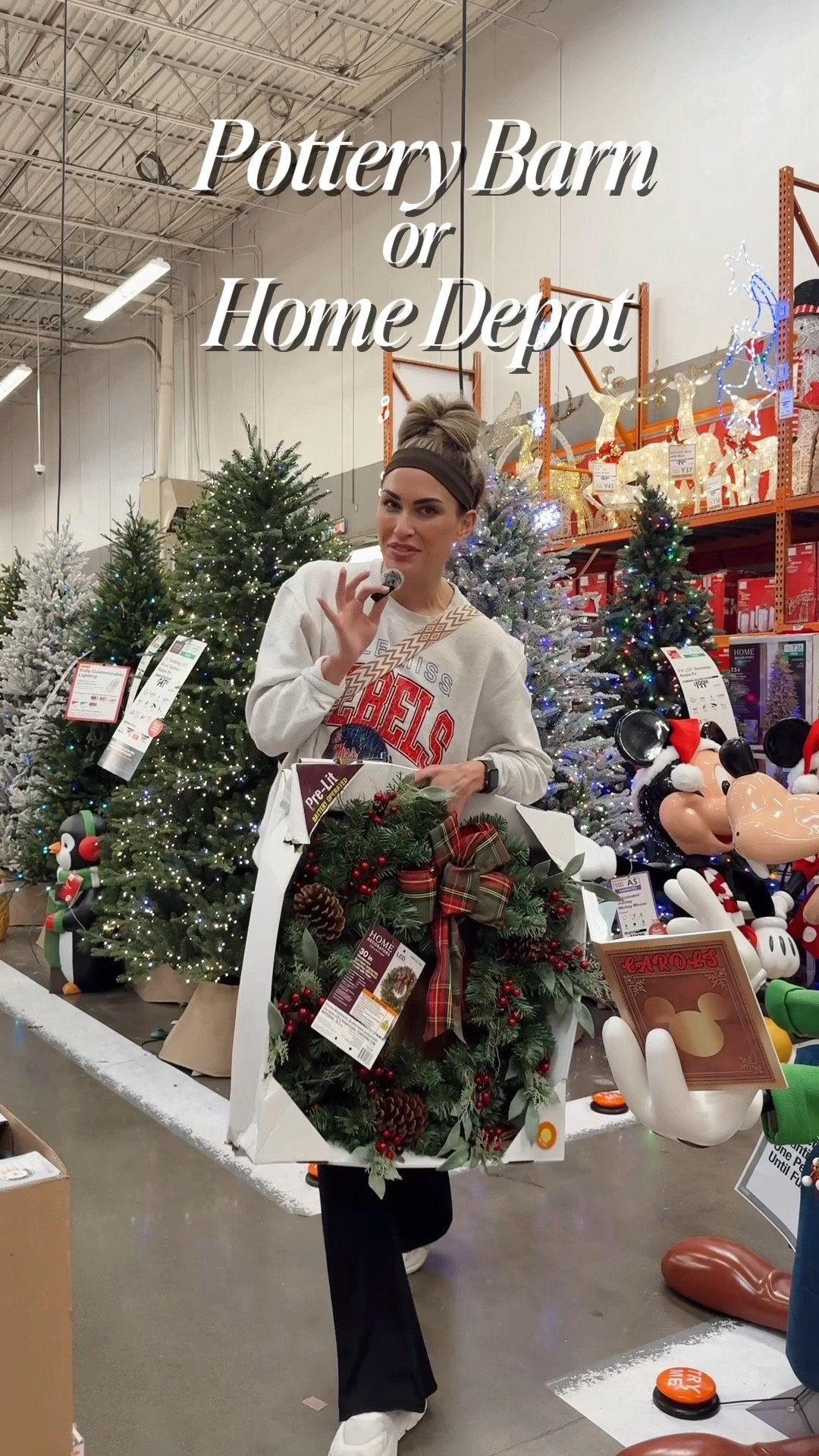 Part 25: Outdoor Christmas decor  🫠🎄

Highlights:
1. The only thing I would spend extra money on when it comes to outdoor holiday decor is a front door wreath. 
2. Howeverrr even if you buy beautiful add ons for a wreath like bronze bells (without the actual inside bell thing of course) burgundy berry stems, velvet ribbon etc. it will still be an ugly wreath if the wreath itself is cheap! 
3. Inflatables are the seasonal term for pillows-with-words-on-it. 

Comment SHOP for all the wreaths here as well as what I personally own to decorate our exterior with!  🎄 

•
•
Christmas decor, outdoor holiday decorating, outdoor wreaths, real touch garland, Ralph Lauren’s Christmas, plaid ribbon, 30 inch wreath, pre-lit wreath, Home Depot seasonal 


#LTKFindsUnder50 #LTKHoliday #LTKHome