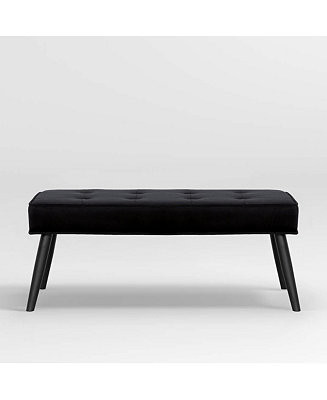 WestinTrends Velvet Tufted Bedroom Bench for Living Room & Entryway & Reviews - Ottomans & Benche... | Macys (US)
