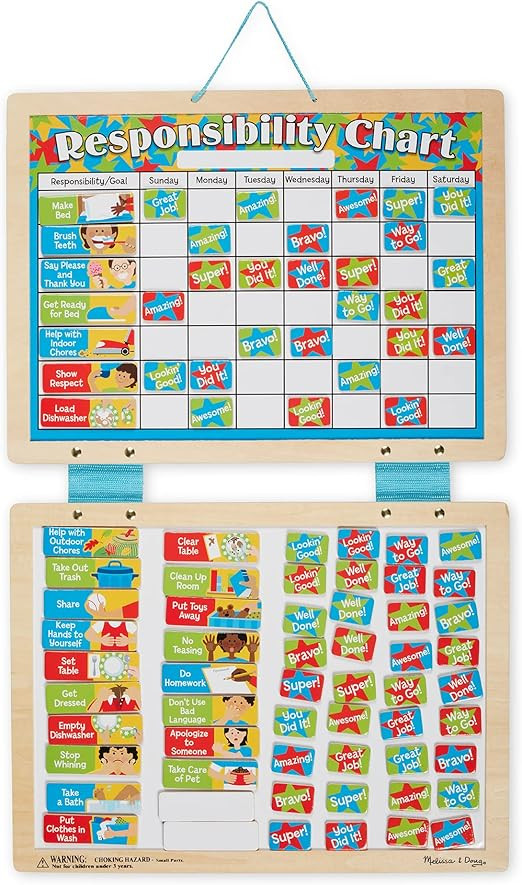 Melissa & Doug Magnetic Responsibility Chart | Amazon (US)