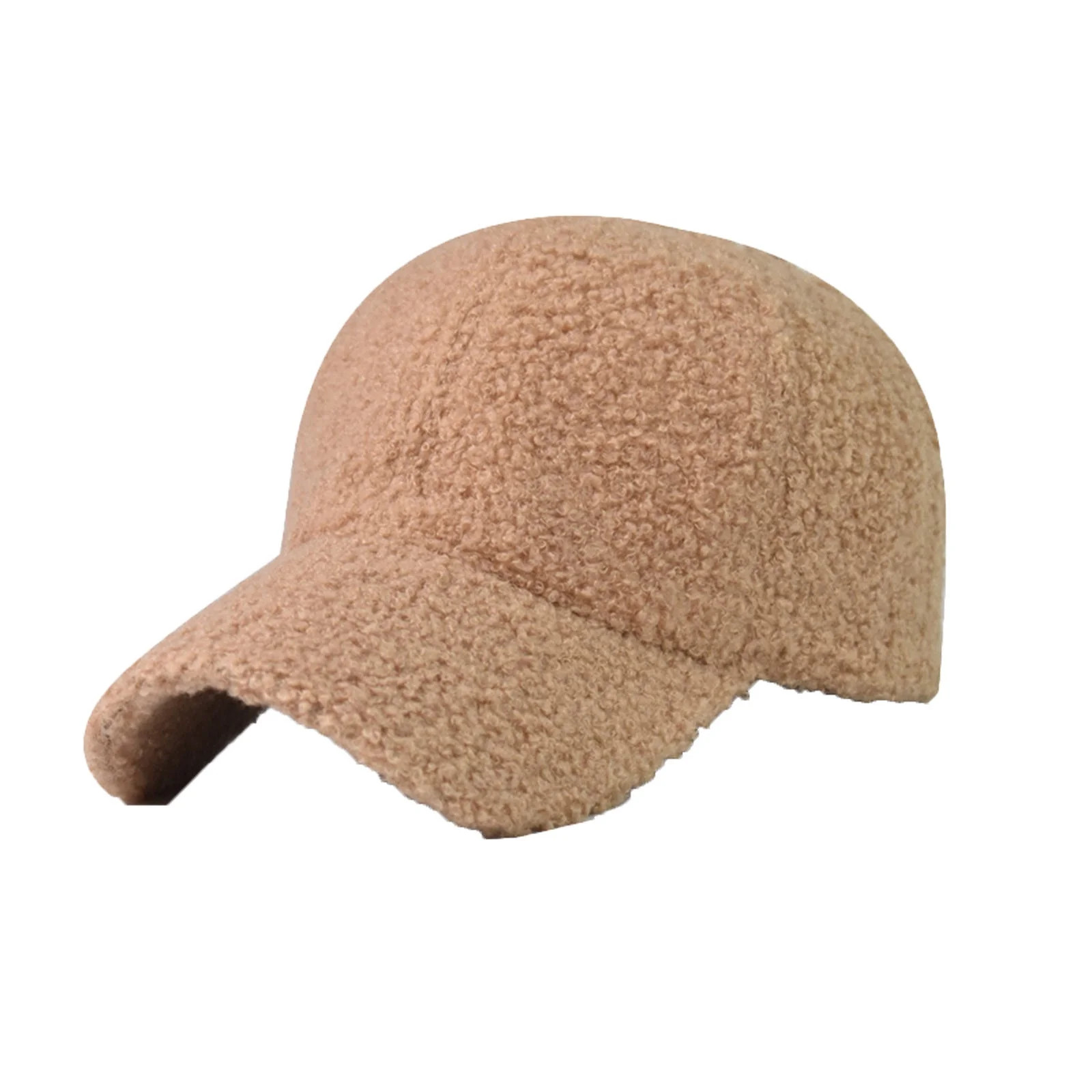 ZQUUVOU Winter Baseball Cap for Women Men Faux Fur Fuzzy Baseball Cap Warm Shearling Fleece Lined... | Walmart (US)