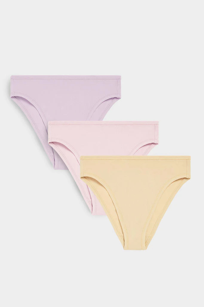 Women's French Cut Cotton Brief 3 Pack | Women's High Cut Underwear Pack | Negative Underwear