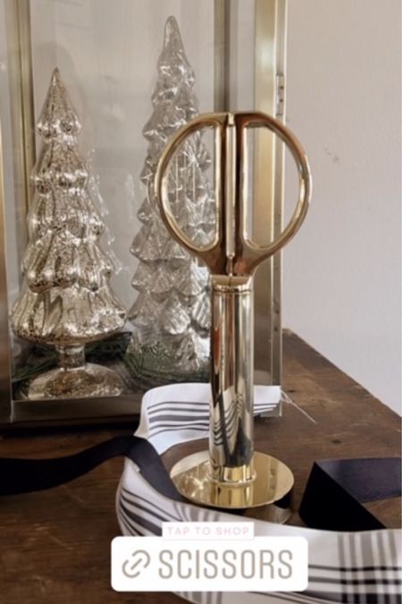 I love these 8” gold scissors with the stand from target! So classy and perfect for holiday gift wrapping! 

#LTKHoliday #LTKhome
