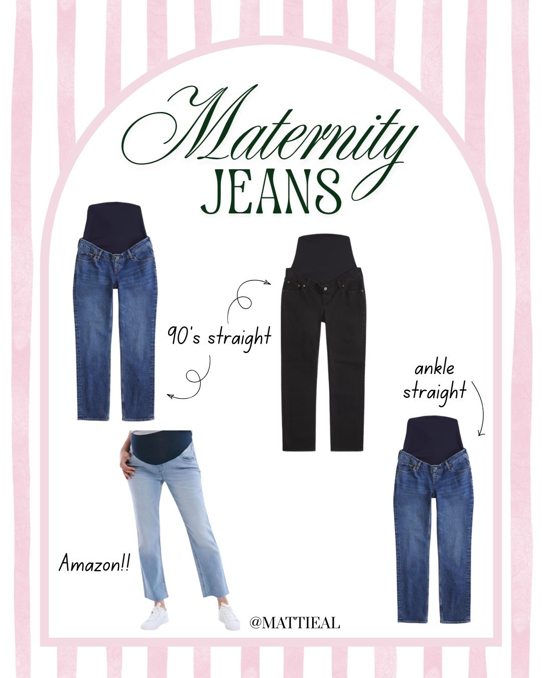 Maternity jeans I’ve been loving for the second and third trimester!!

#LTKBaby #LTKBump #LTKmomlife