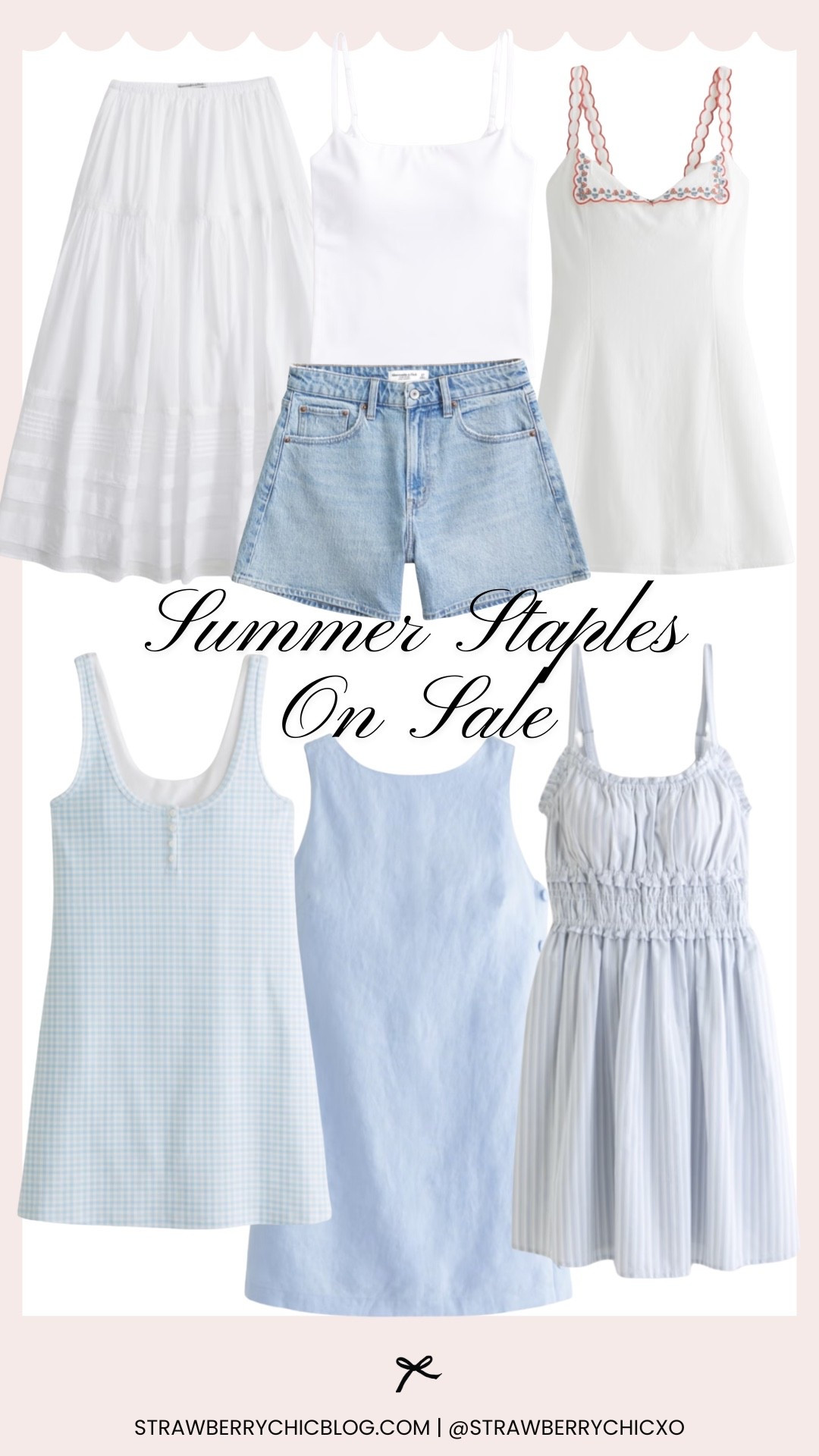 So many cute summer staples on sale at Abercrombie! Copy and stack the extra LTK code when you click on the item below. Dresses are currently 20% off!!

A lot of these are bra-free styles too. I also linked a few kids styles I plan to get Josie for summer

#LTKSeasonal #LTKmomlife #LTKSaleAlert