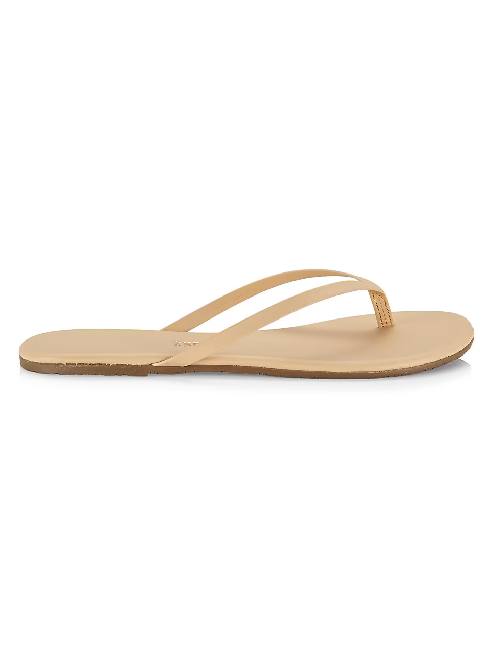 Foundations Matte Leather Flip Flops | Saks Fifth Avenue
