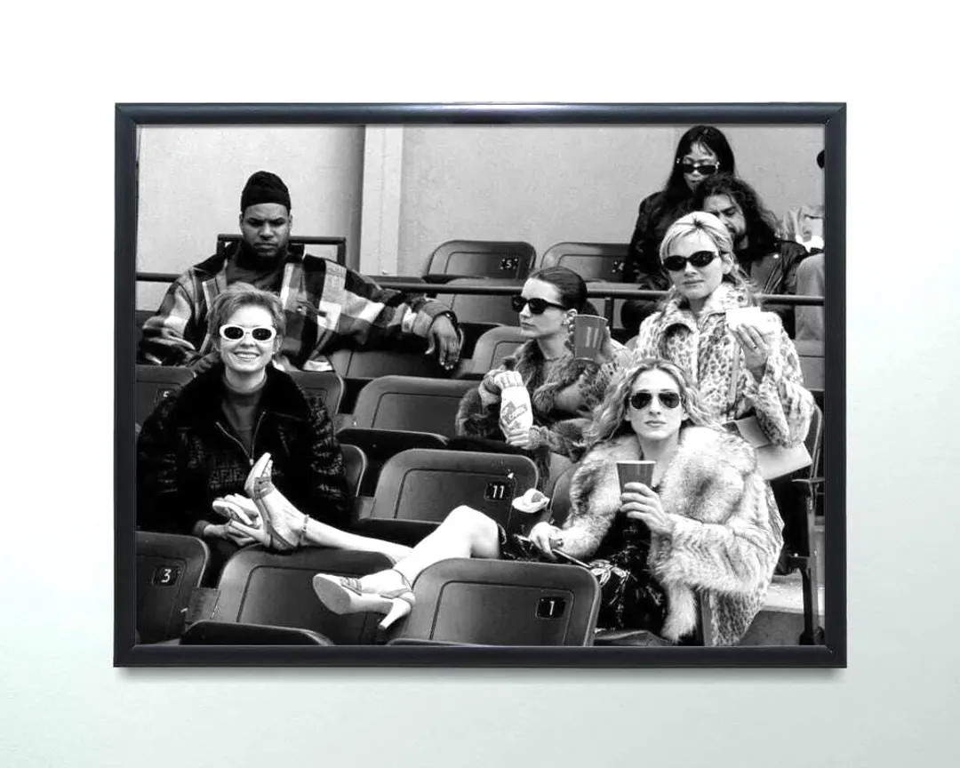 Sex and the City Printable Wall Art, Nostalgic Black and White Photo,iconic Tvshow Female Friends... | Etsy (US)
