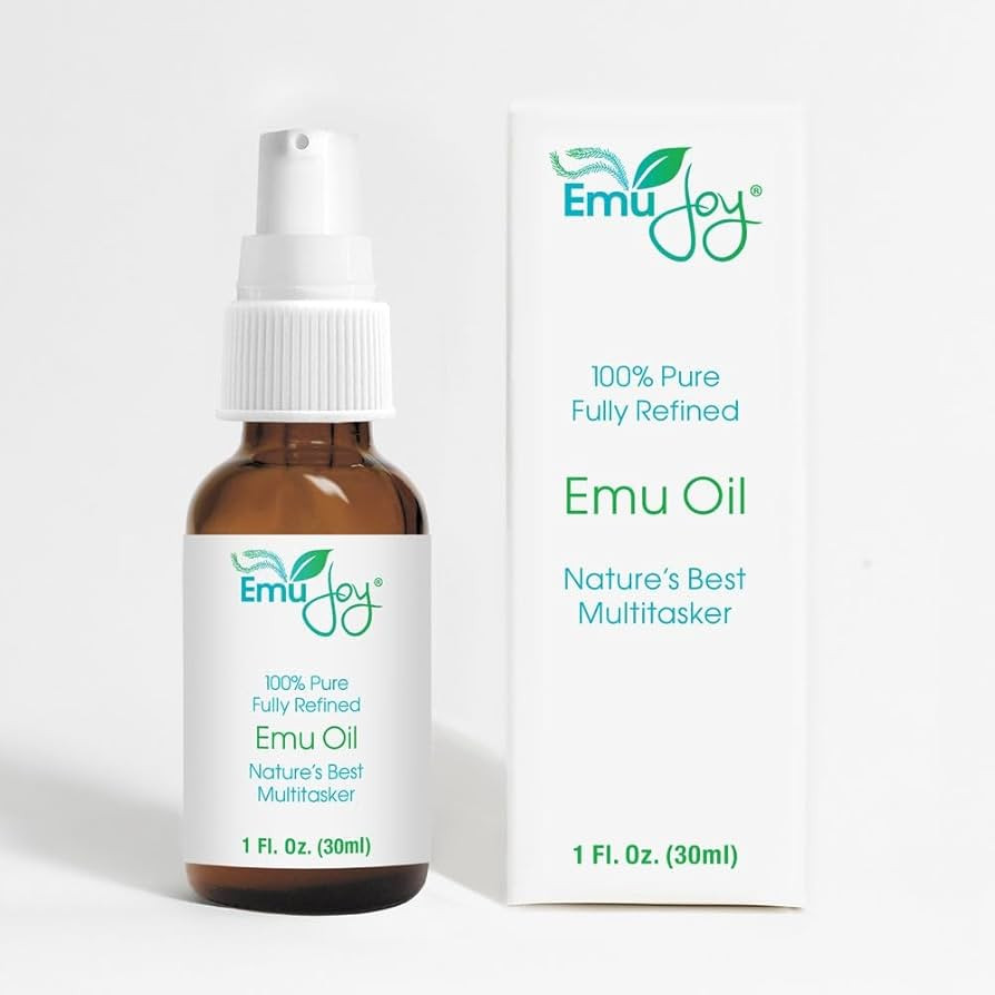 Emu Joy Emu Oil Organic - 100% Pure, Made in the USA - Emu Oil for Skin, Face, Hair, and Nails, P... | Amazon (US)