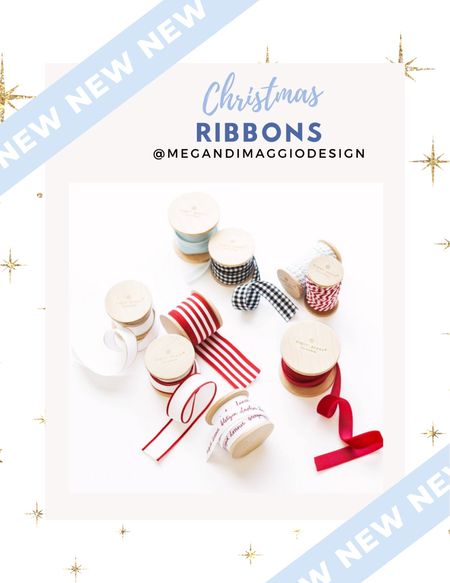 Found the prettiest affordable Christmas ribbons!! Love the light blue velvet, gold, and red and white stripes!! 😍✨🎁 Use these pretty ribbons on your wreaths, garlands, upgrade your ornaments strings, or for gifting beautiful presents!! 

#LTKfindsunder50 #LTKHoliday #LTKhome