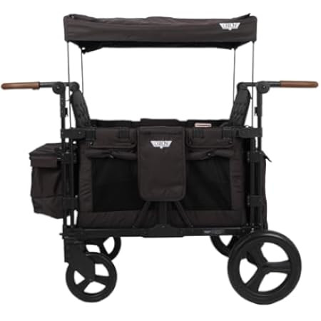 Keenz VYOO Stroller Wagon with Canopy - Foldable Design for Easy Storage, 5 Seating Positions for... | Amazon (US)