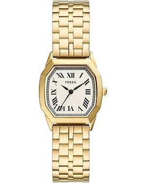 Fossil Women's Harlow Three-Hand Stainless Steel Bracelet Watch | Amazon (US)