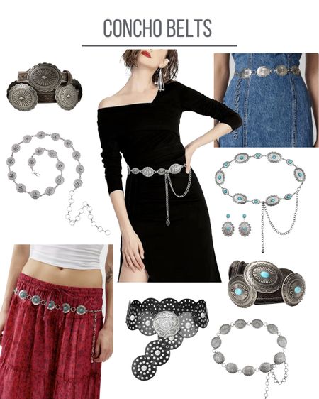 If you saw my video on how to wear a Concho belt, then you’ll know that I promised to put a collection together for you. Here they are!! 

My video is in a separate post. 

#LTKover40 #LTKFestival #LTKstyletip
