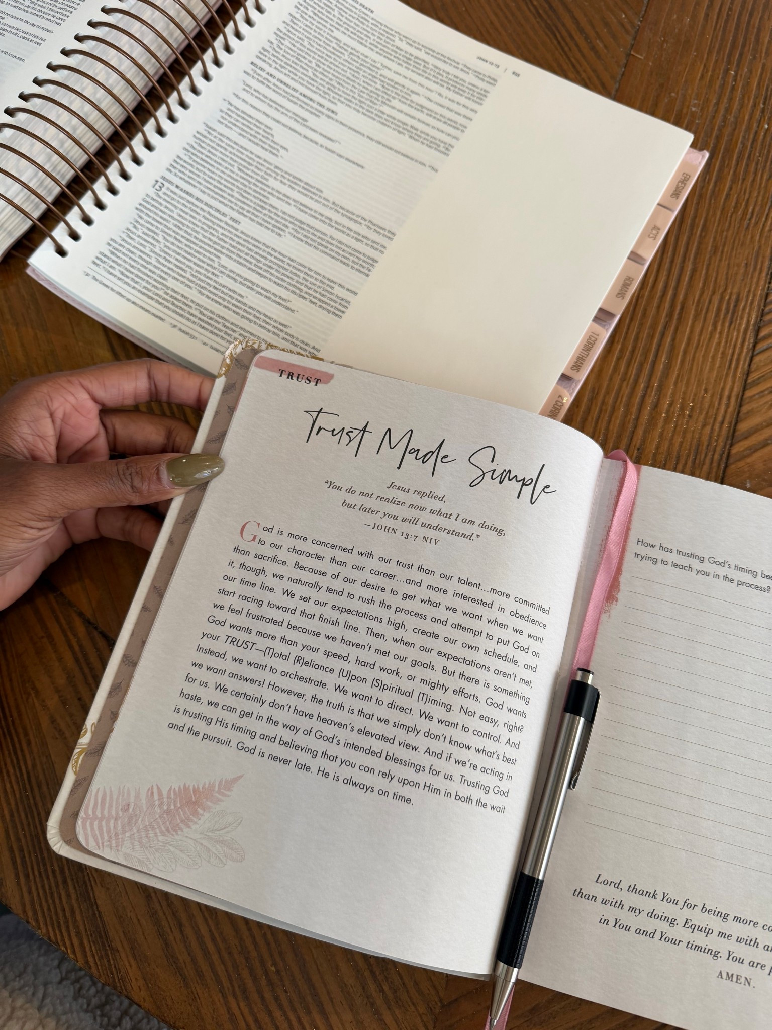 Starting a new 100 day devotional that I’m so excited about  

#LTKmorningroutine #LTKmomlife