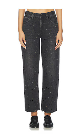 Lexi Midrise Bowed Straight Jeans | Revolve Clothing (Global)