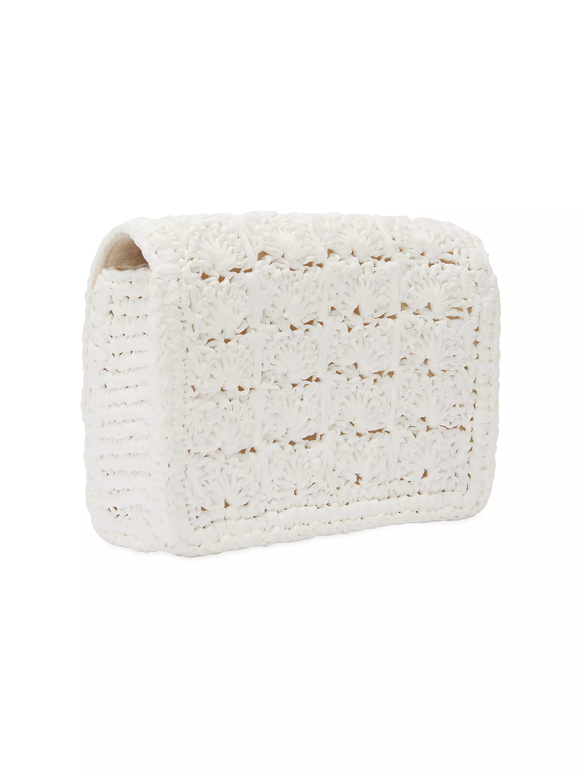 O Pochette Hand-Crocheted Raffia Bag | Saks Fifth Avenue