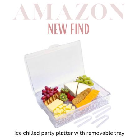 Ice chilled party platter with removable tray | AMAZON

#LTKFind #LTKhome