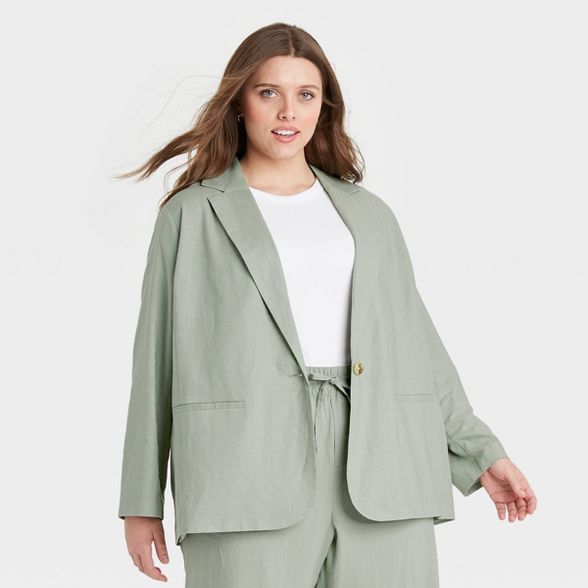 Women's Blazer - A New Day™ Green | Target