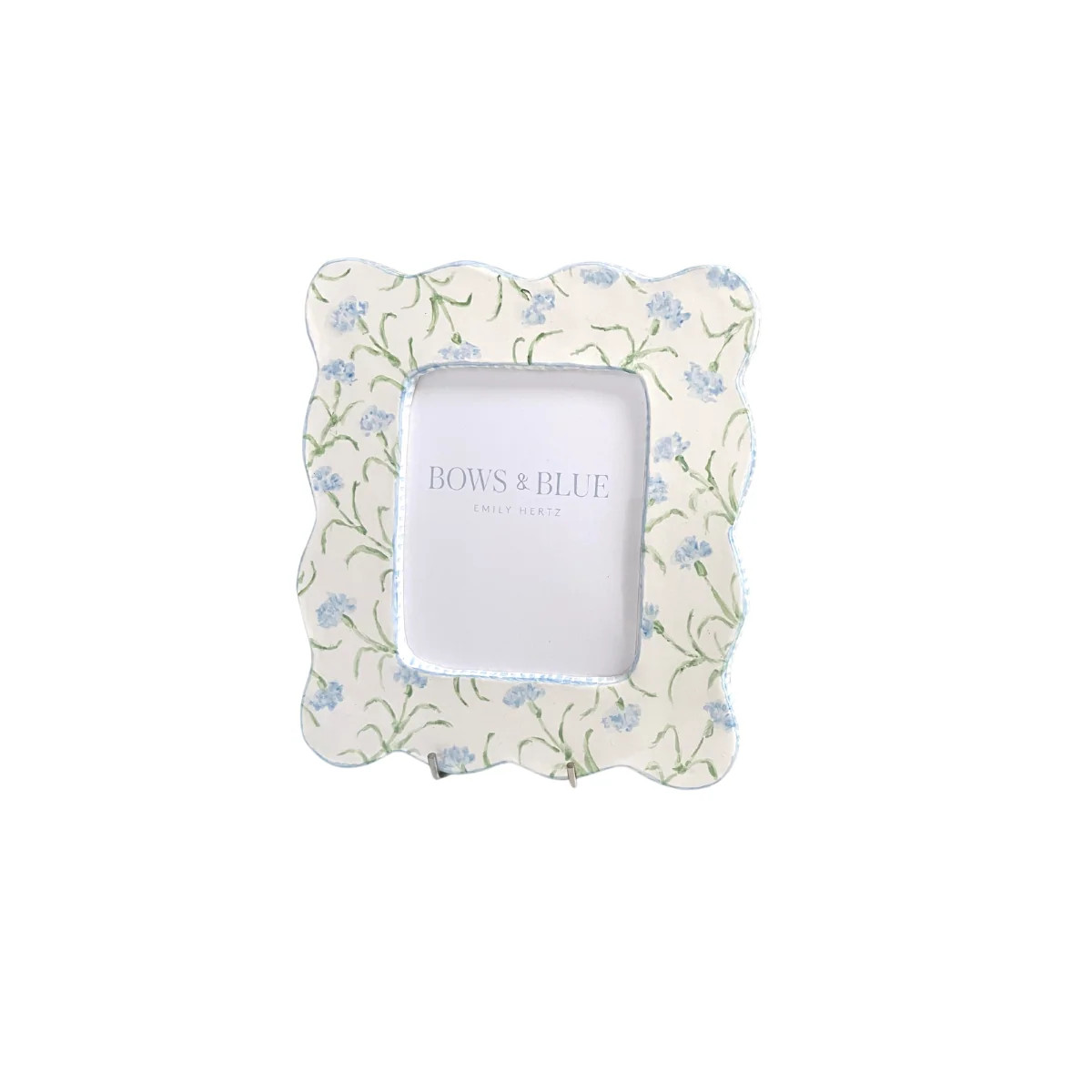 Scalloped Bloom Picture Frame | Bows & Blue