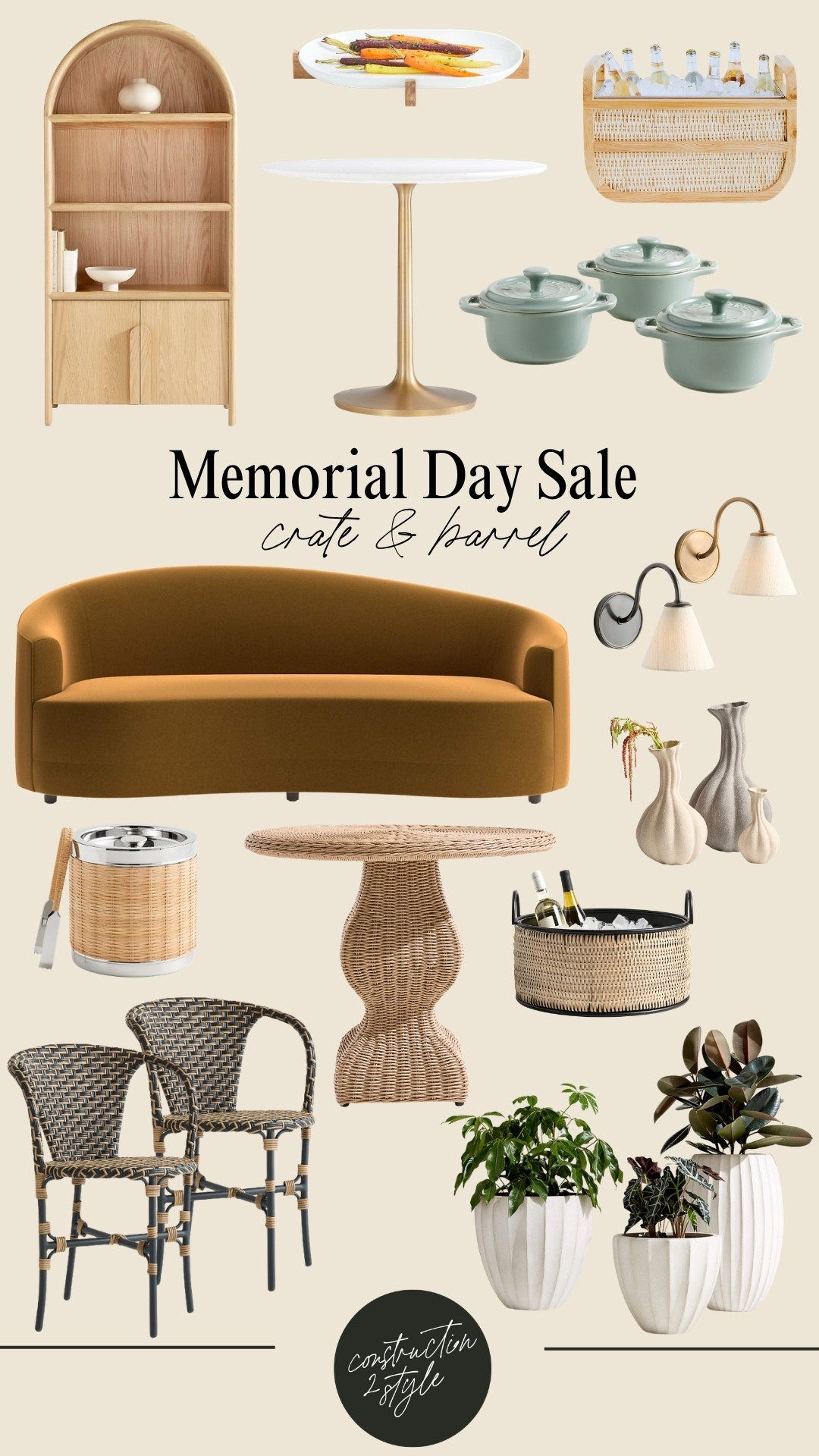 Crate & Barrel: Memorial Day Sale!