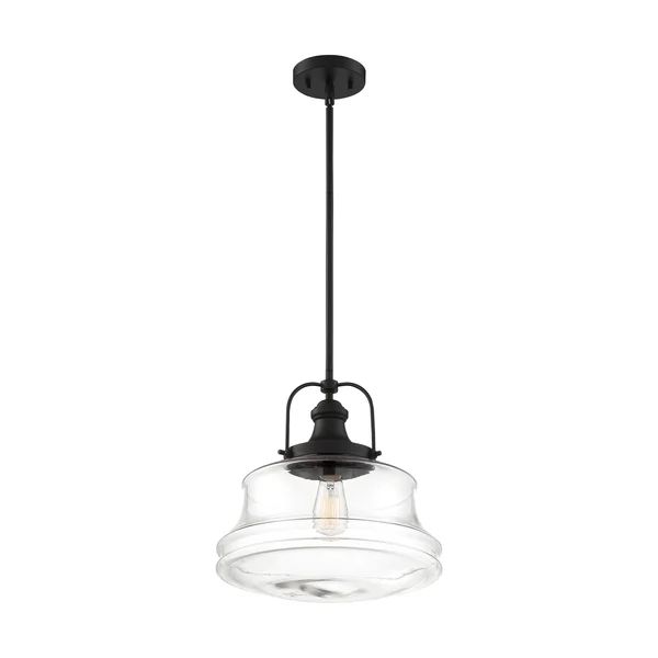 Elvis 1 - Light Single Schoolhouse Pendant | Wayfair North America