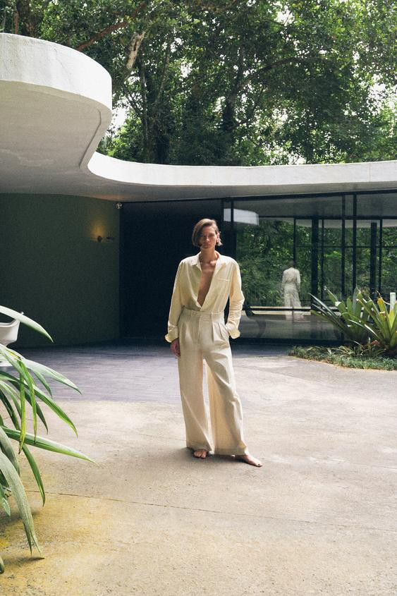 PLEATED PANTS ZW COLLECTION | Zara US