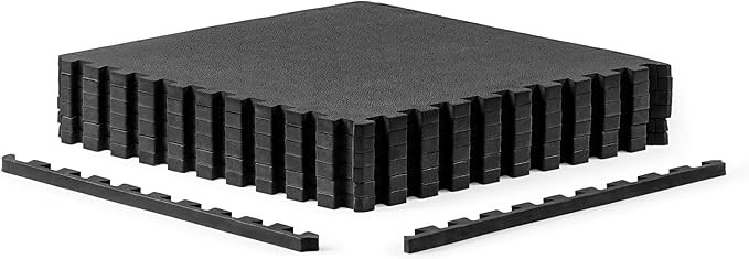 CAP Puzzle Exercise Mats | 1/2” Thick EVA Interlocking Foam Tiles for Home Gym Flooring | Multi... | Amazon (US)