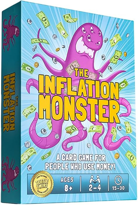 ANGEL STUDIOS Inflation Monster Card Game | Educational Card Game for Kids Ages 8+ | Family Board... | Amazon (US)
