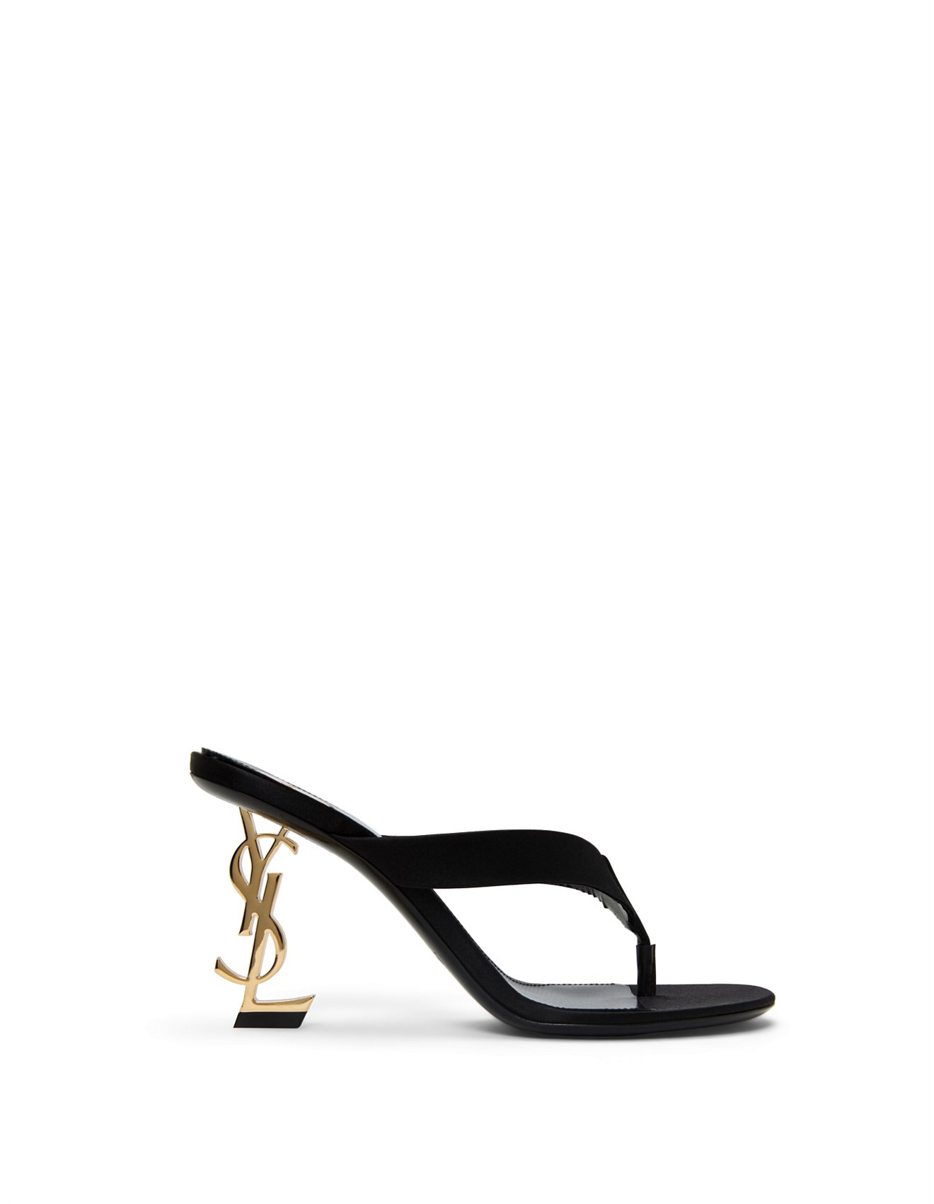 OPYUM 85 MULE SANDAL CREPE SATIN | David Jones (Australia & New Zealand)