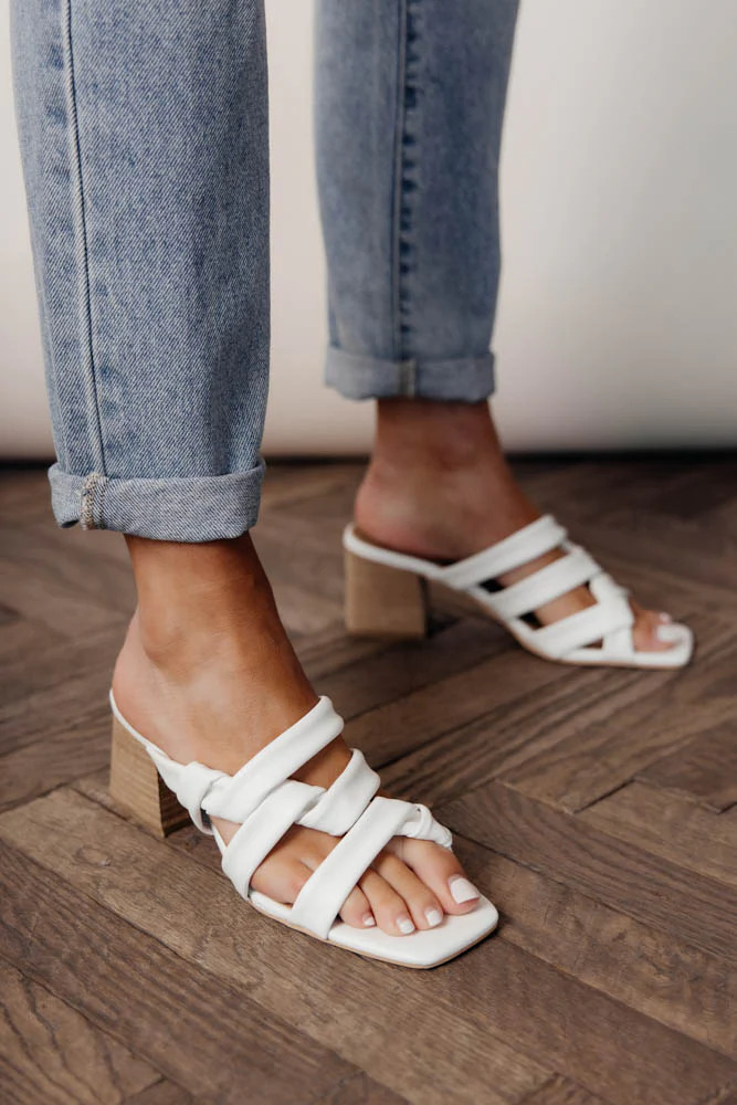 Fiona Heels in White - böhme | Böhme US