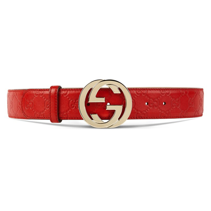 Guccissima belt with interlocking G | Gucci (US)