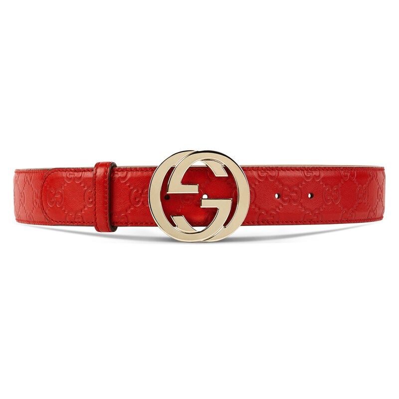 Guccissima belt with interlocking G | Gucci (US)