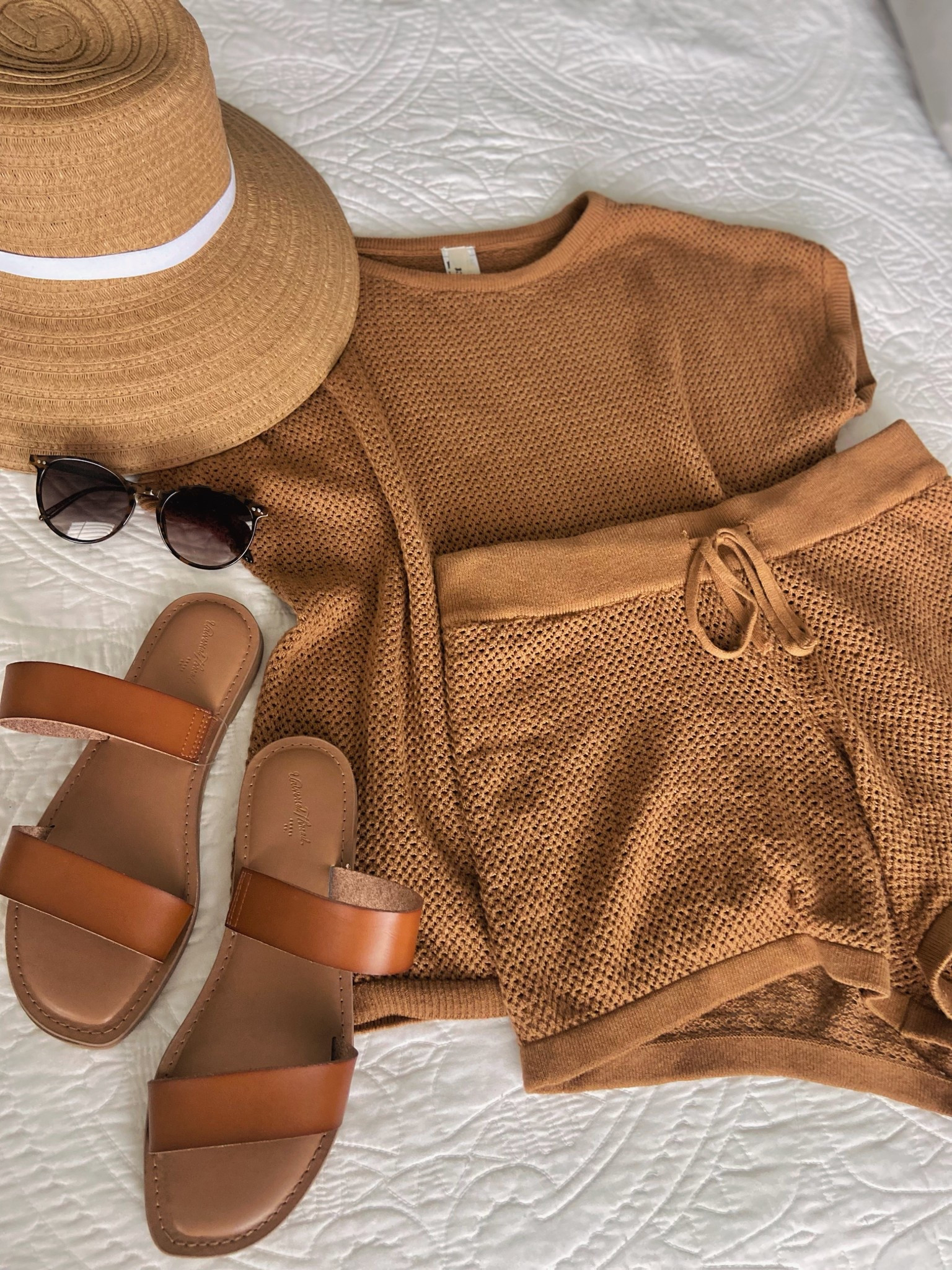 Organic cotton + linen crochet sweater knit matching set from Pact! So good!

Target accessories & shoes.

#LTKSeasonal #LTKSummerEdit #LTKFindsUnder50